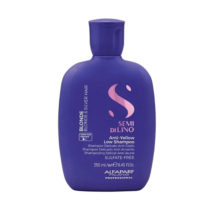 Champú anti-reflejo amarillo Blonde Semi Di Lino 250ml