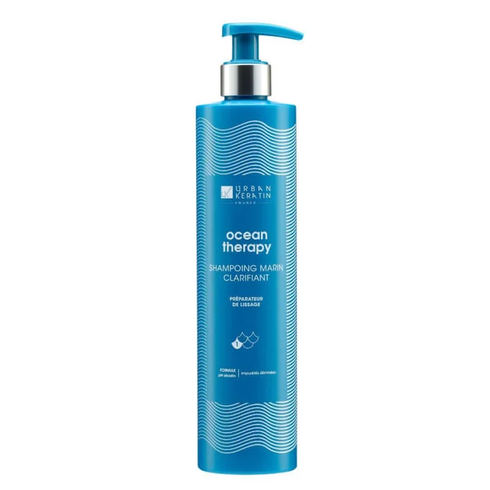 Champú Clarificante Preparador de Alisado Ocean Therapy Urban Keratin 400ml