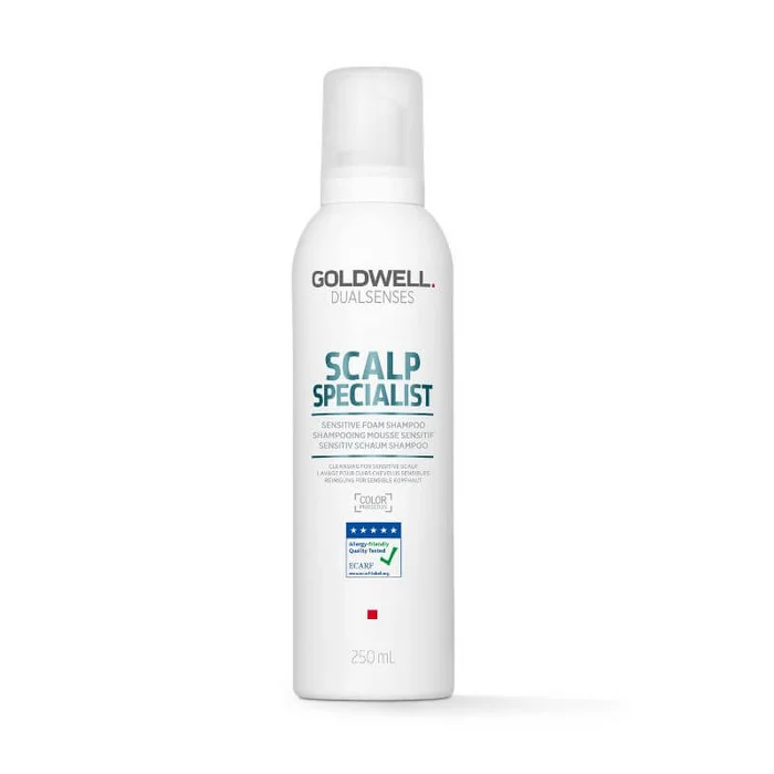 Champú espumoso para cuero cabelludo sensible Dual Senses Scalp Specialist Sensitive Foam Goldwell 250ml