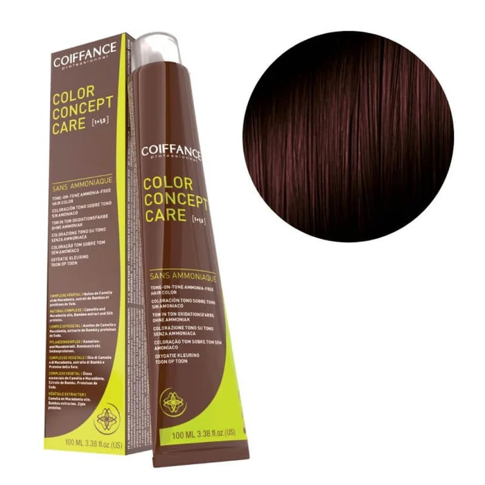 Color Concept Care Coloración 4.56 Castaño Caoba Rojo Peluquería 100ml