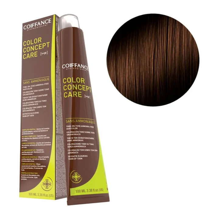 Color Concept Care Coloración 6.35 Rubio Oscuro Caoba Dorado Peluquería 100ml