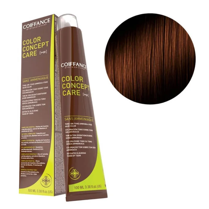 Color Concept Care Coloración 6.4 Rubio Cobrizo Oscuro Peinado 100ml