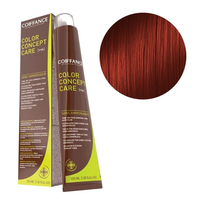 Color Concept Care Coloración 6.64 Rubio Oscuro Rojo Cobrizo Peinado 100ml