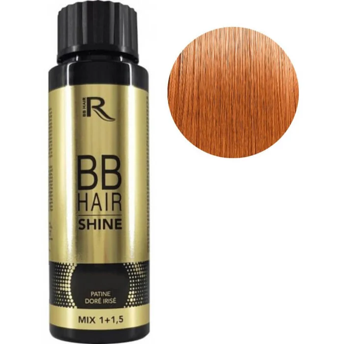Color de cabello BBHair Shine 9.43 rubio muy claro cobre dorado 60ML
