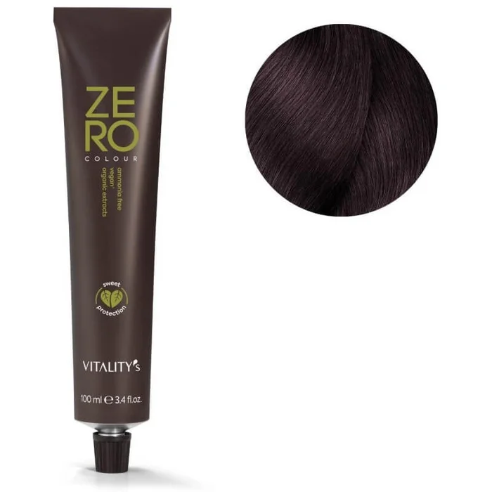 Color de cabello Zero n ° 4/88 castaño violeta intenso Vitality’s 100ML