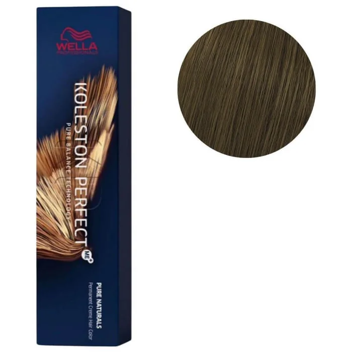 Color Koleston Perfect ME + Pure Naturals n ° 66/02 rubio oscuro intenso natural mate Wella 60ML
