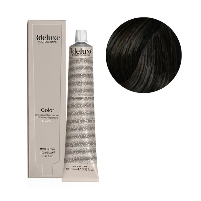 Coloración 4.00 castaño intenso 3Deluxe 100ml