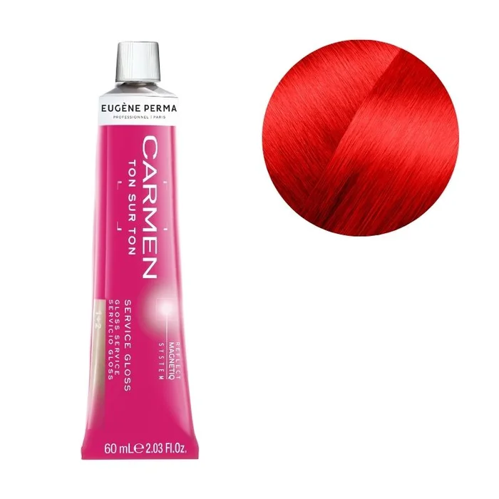 Coloración Carmen Ton sur Ton G*60 Brillo rojo intenso Eugène Perma 60ml