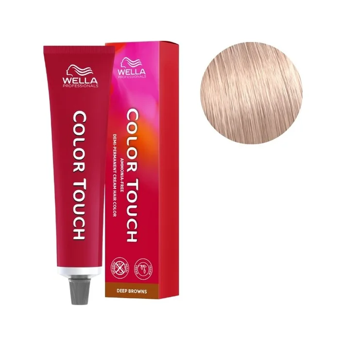 Coloración Color Touch Deep Browns Rubia Muy Clara Marrón Caoba 9/75 Wella 60ml