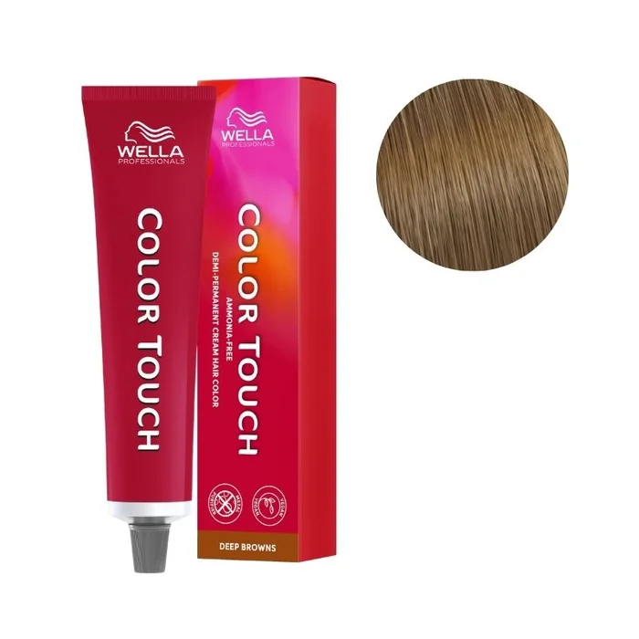Coloración Color Touch Deep Browns Rubio Medio Marrón 7/7 Wella 60ml