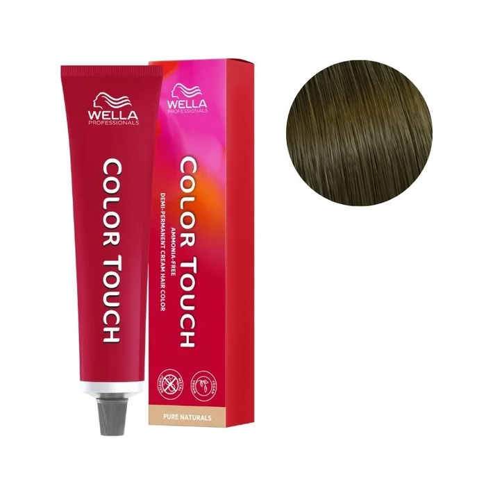Coloración Color Touch Pure Naturals Castaño Claro Natural 5/0 Wella 60ml