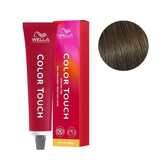 Coloración Color Touch Rich Naturals Castaño Claro Dorado 5/3 Wella 60ml