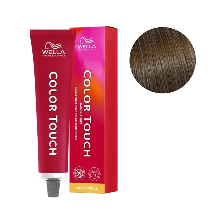 Coloración Color Touch Rich Naturals Rubio Oscuro Dorado 6/3 Wella 60ml