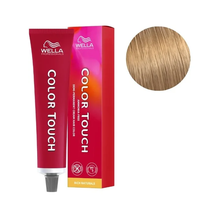 Coloración Color Touch Rich Naturals Rubios Claros Dorados Perlados 8/38 Wella 60ml