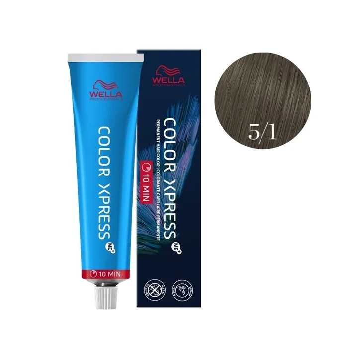 Coloración Color Xpress ME+ 5/1 castaño claro ceniza Wella 60ML