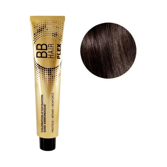 Coloración de oxidación BBHair Plex sin amoníaco n°5.85 Castaño Claro Expreso Acaju Générik 100ml