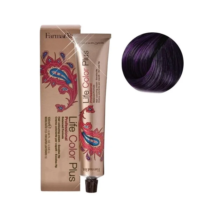 Coloración Life Color 8.221 rubio extra claro violeta Farmavita 100ML