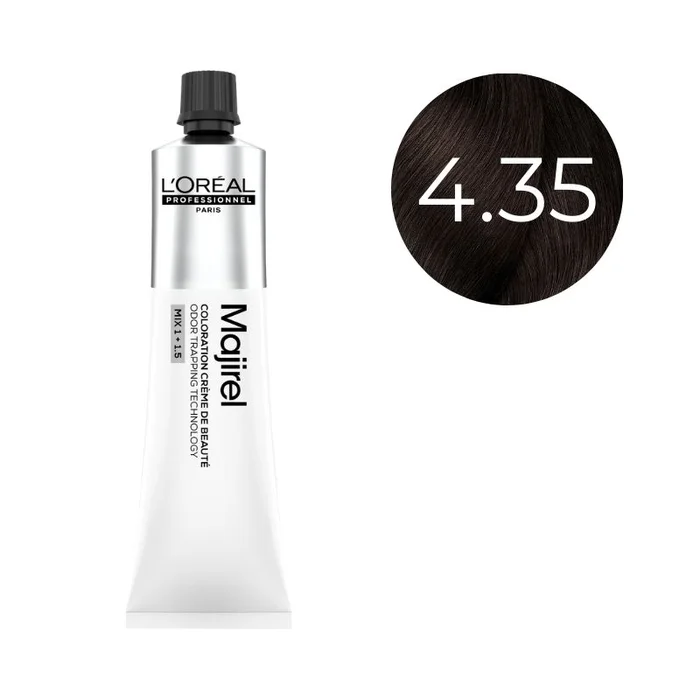 Coloración Majirel Castaño Dorado Caoba 4.35 L’Oréal Professionnel 60ml