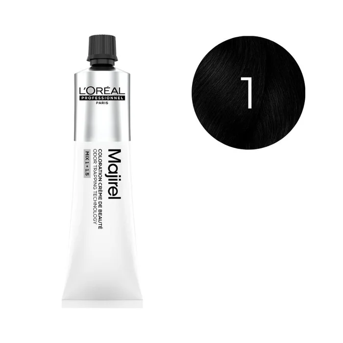 Coloración Majirel Fundamental Negro 1 L’Oréal Professionnel 60ml