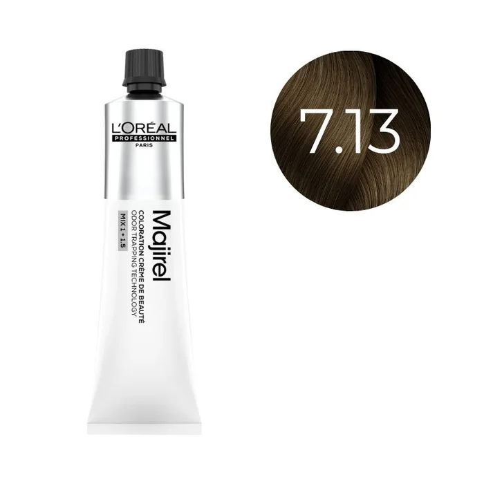 Coloración Majirel Rubio Ceniza Dorado 7.13 L’Oréal Professionnel 60ml