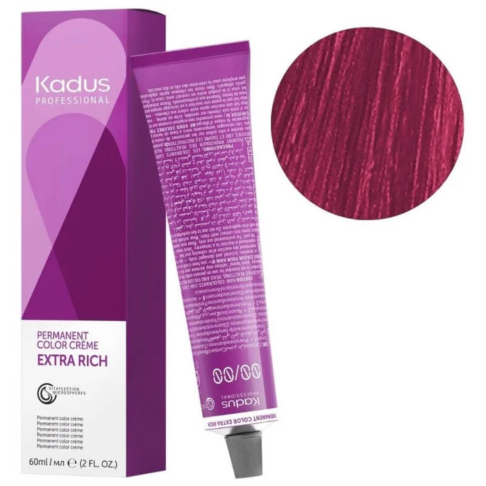 Coloración permanente 0/65 mezcla violeta caoba Kadus 60ML