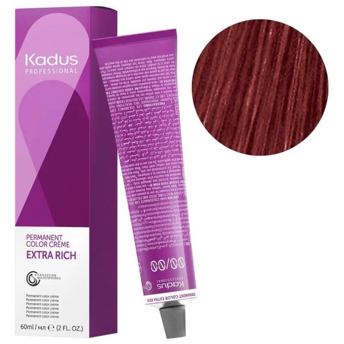 Coloración permanente 6/56 rubio oscuro caoba morado Kadus 60ML