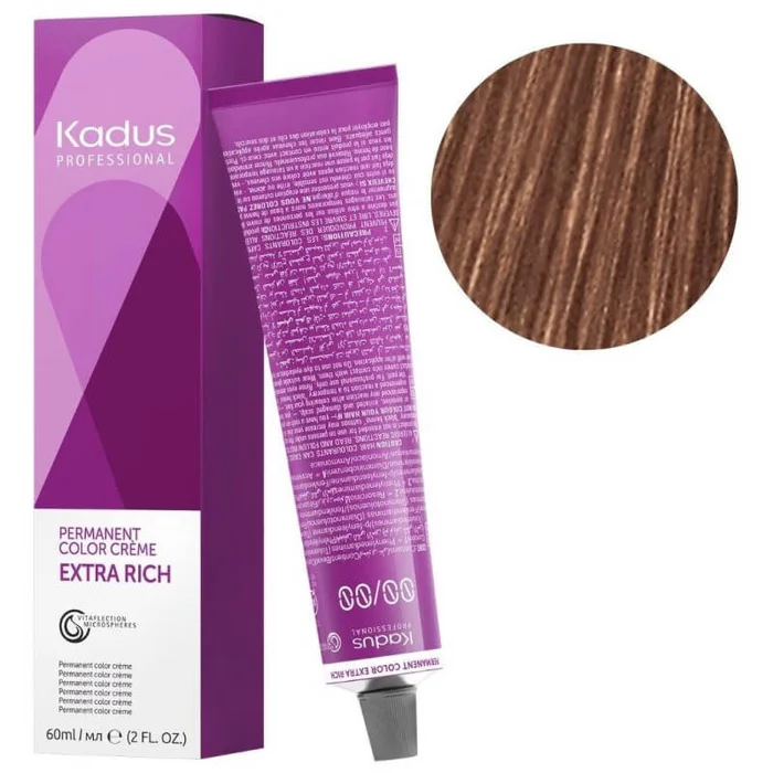 Coloración permanente 6/77 castaño oscuro intenso Kadus 60ML