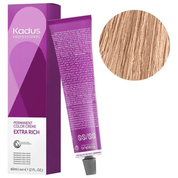 Coloración permanente 8/96 rubio claro ahumado morado Kadus 60ML