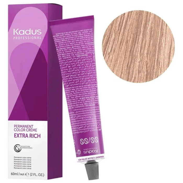 Coloración permanente 9/96 rubio muy claro ahumado violeta Kadus 60ML