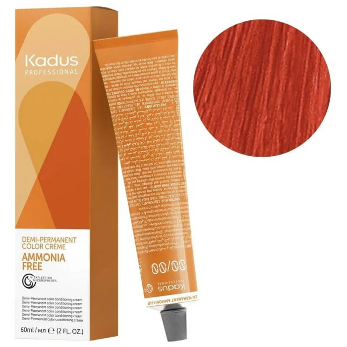 Coloración semipermanente sin amoniaco 0/45 mezcla cobre caoba Kadus 60ML