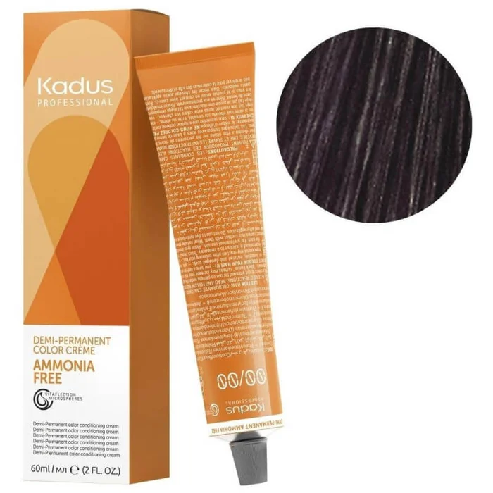 Coloración semipermanente sin amoniaco 3/0 castaño oscuro natural Kadus 60ML