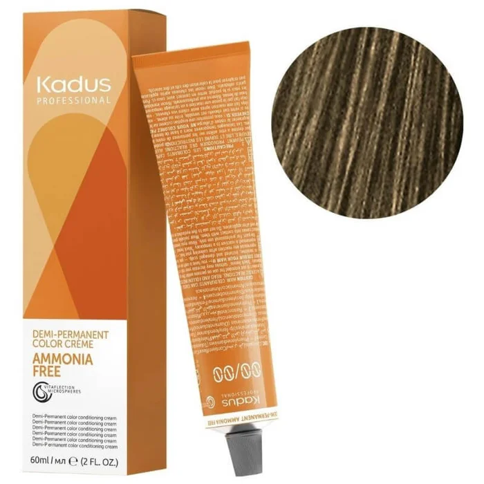 Coloración semipermanente sin amoníaco 6/0 rubio oscuro natural Kadus 60ML