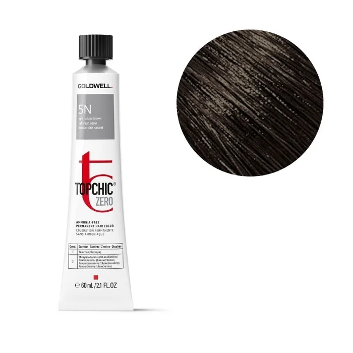 Coloración Topchic Zero 5n castaño claro Goldwell 60ml