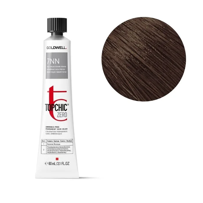 Coloración Topchic Zero 7nn rubio medio extra Goldwell 60ml