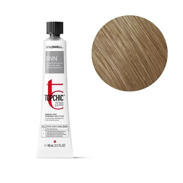 Coloración Topchic Zero 8nn rubio claro extra Goldwell 60ml