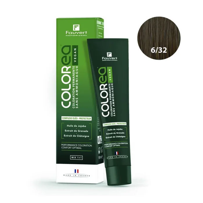 Coloración Vegana 6/32 rubio oscuro dorado Fauvert Professionnel 100ml