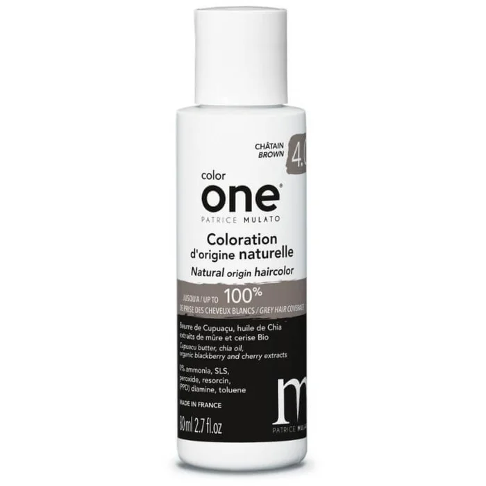 Colorante Color One 4.0 marrón Patrice Mulato 80ML