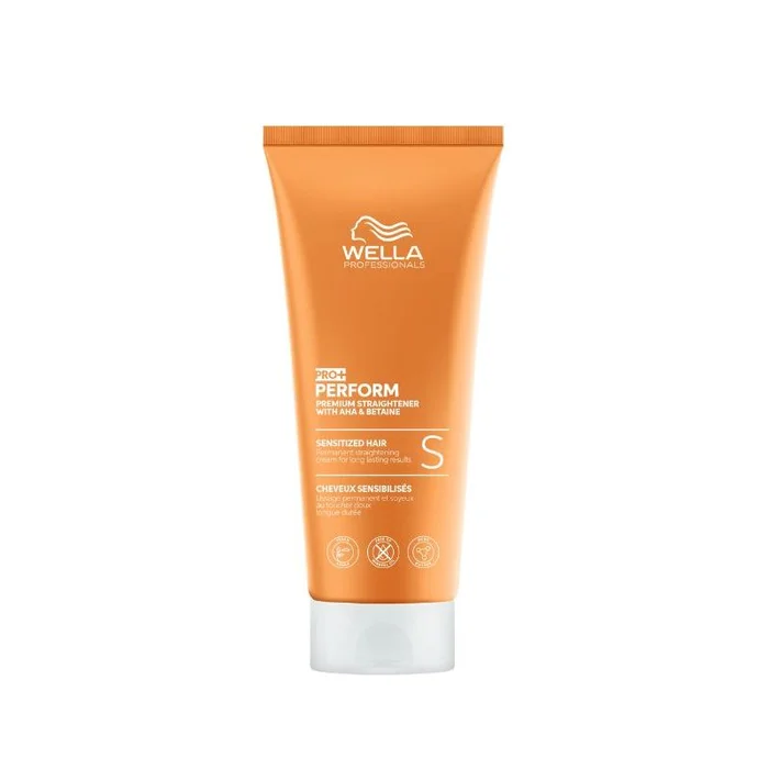 Crema alisadora para cabellos sensibles Perform Perm Wella 200ML
