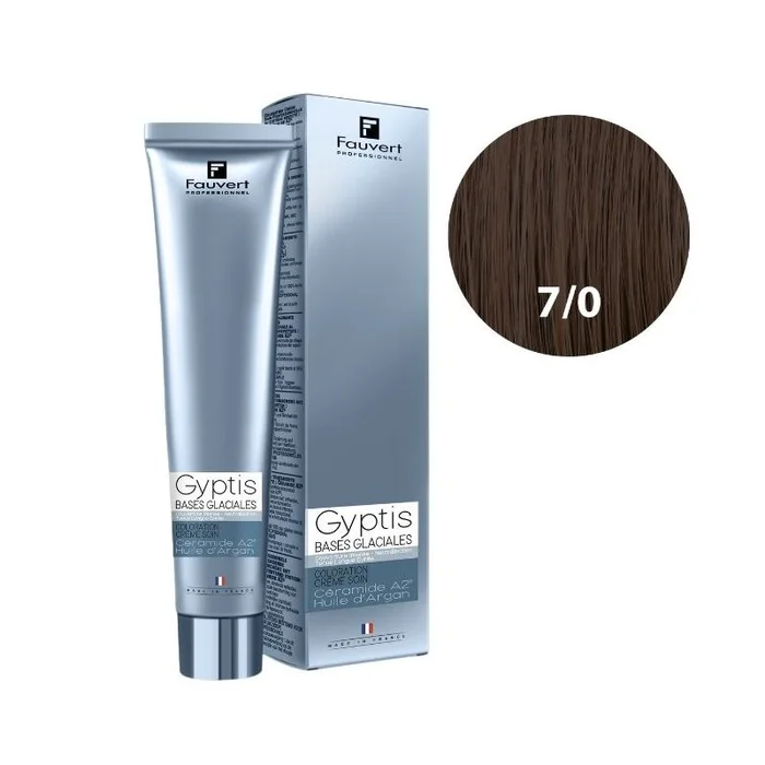 Crema de cuidado colorante Gyptis n°7/0-C rubio frío glacial Fauvert 100ML