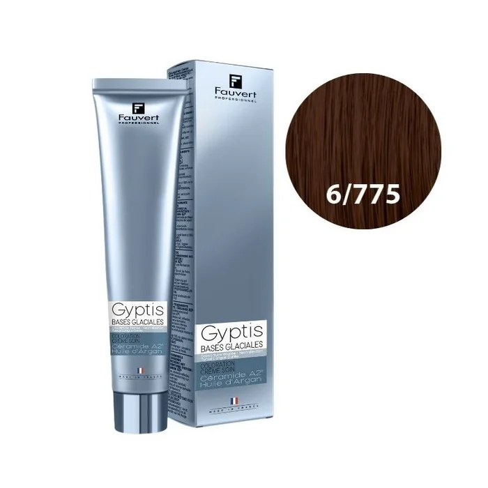 Crema de tratamiento colorante Gyptis n°6/775 castaño intenso Fauvert 100ML