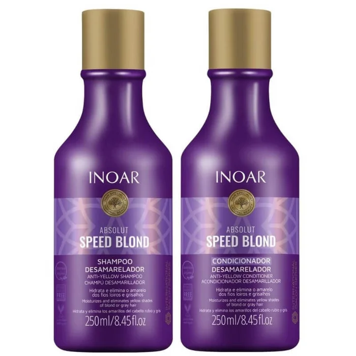 Dúo Absolut Speed Rubio Inoar 2x250ML