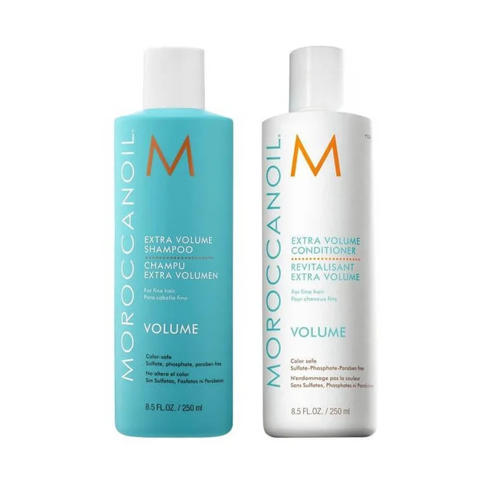 Dúo Volumen: Champú 250ml + Acondicionador 250ml Moroccanoil
