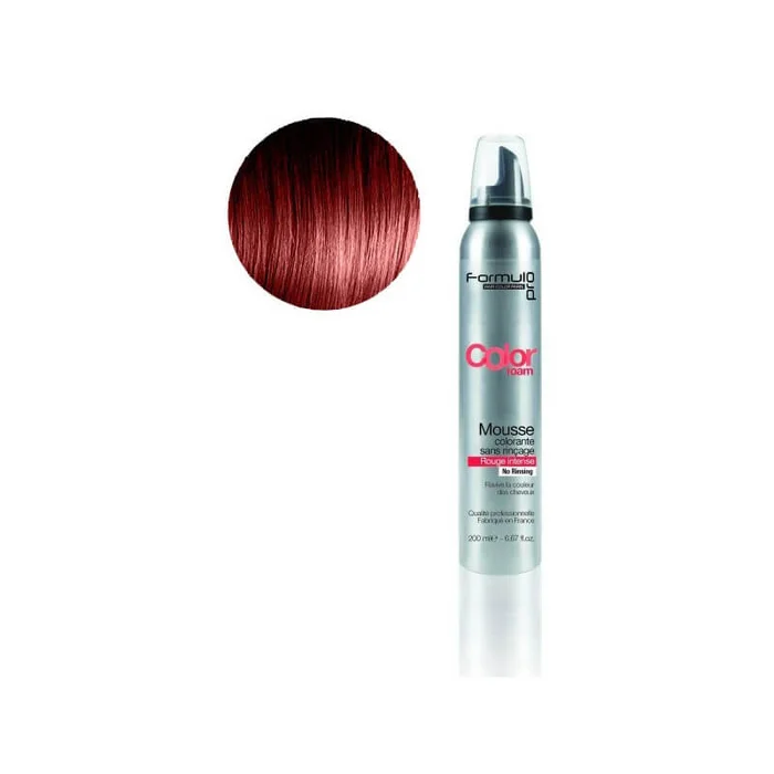 espuma de color rojo intenso Formul Pro 200 ML