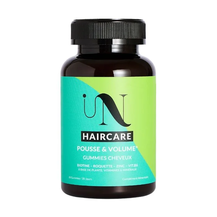 Gomitas para el crecimiento del cabello en el cuidado capilar 1 mes.