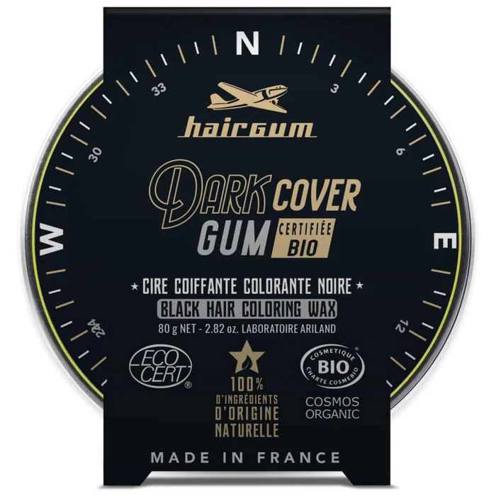 Hairgum cera negra para peinar 80g