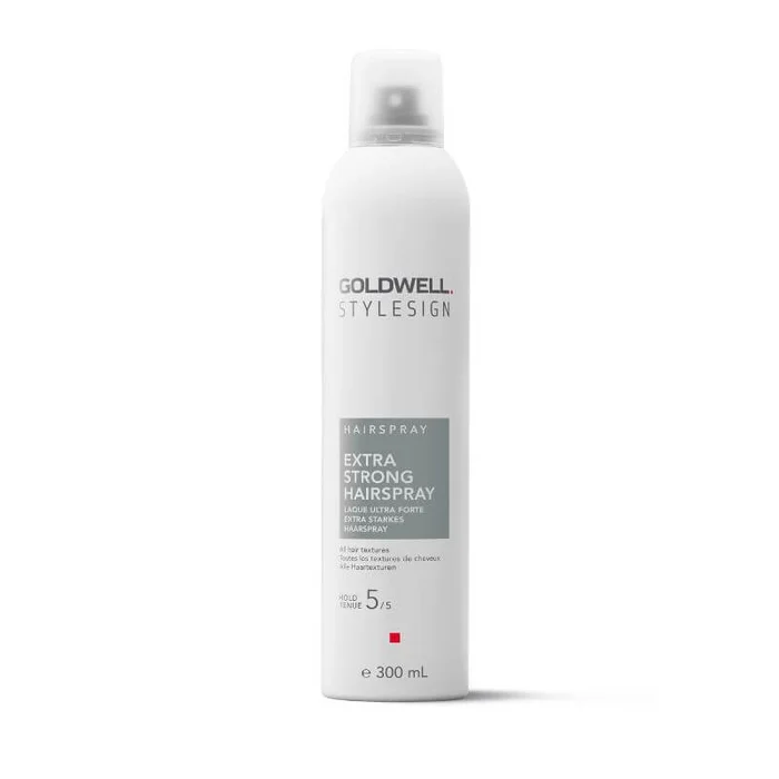 Laca para el cabello de fijación máxima Stylesign Extra Strong de Goldwell, 300 ml.