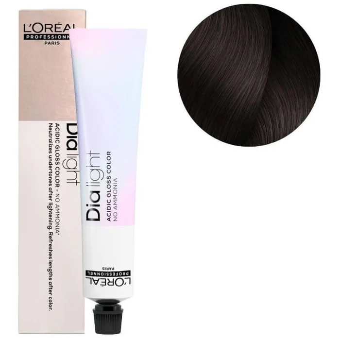 L’Oréal Professionnel color marrón ceniza claro iridiscente Dia Light n ° 5.12 50ML