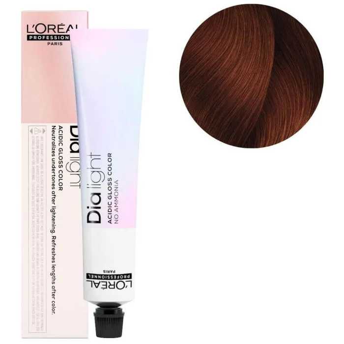 L’Oréal Professionnel tinte rubio oscuro rojo cobrizo Dia Light n ° 6.46 50ML