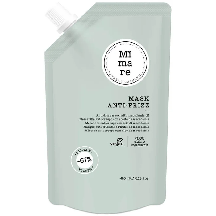 Mascarilla anti-frizz cabello rebelde Mïmare 480ML