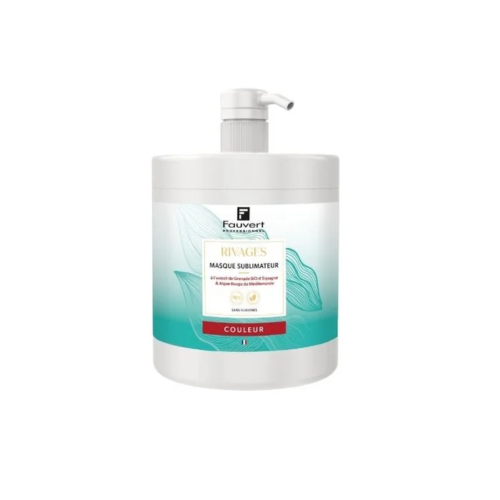 Mascarilla sublimadora para cabello colorido Rivages Couleur Fauvert 1KG